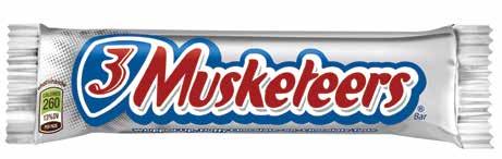 92OZ 36CT 10/CA SHARING SIZE PACKS 144732 10040000246036 3 MUSKETEERS Multi-Piece Sharing Size
