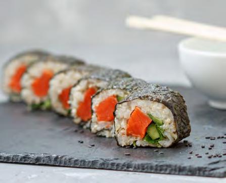 SUSHI BONUS RECIPE READY IN APPROX. 60 MINS Prepare the filling ingredients of your choice while the rice is cooling.