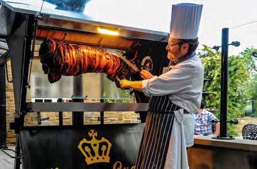 Hog Roast Spit Roasted, Accompanied by Apple Sauce, Baskets of Bread & Butter with a selection of sauces Served with either Hot Buffet or BBQ Hot Buffet Choose 2 from the following: Traditional Steak