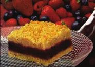 Original Cakerie Sheet Cake Triple Berry 2/3421gr (48ct) #163600 - MB SK AB A combination of plump, fresh berries
