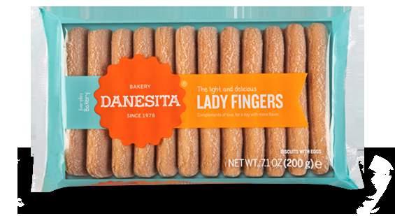 SPECIALTIES Lady Fingers Inspired by the traditional Italian recipe, our lady fingers are the secret to complement your moments of inspiration.