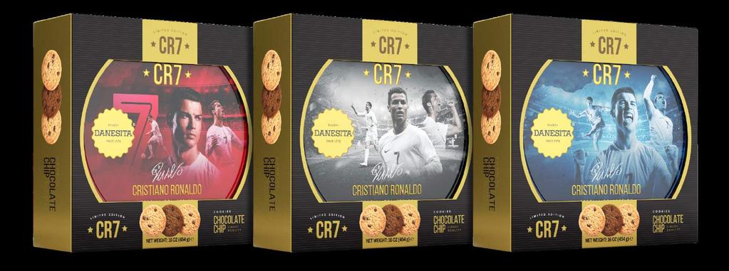 CR7 Exclusive Edition This exclusive edition gathers the best cookies inspired by the best player in the world creating the ultimate fan collection Cristiano Ronaldo.
