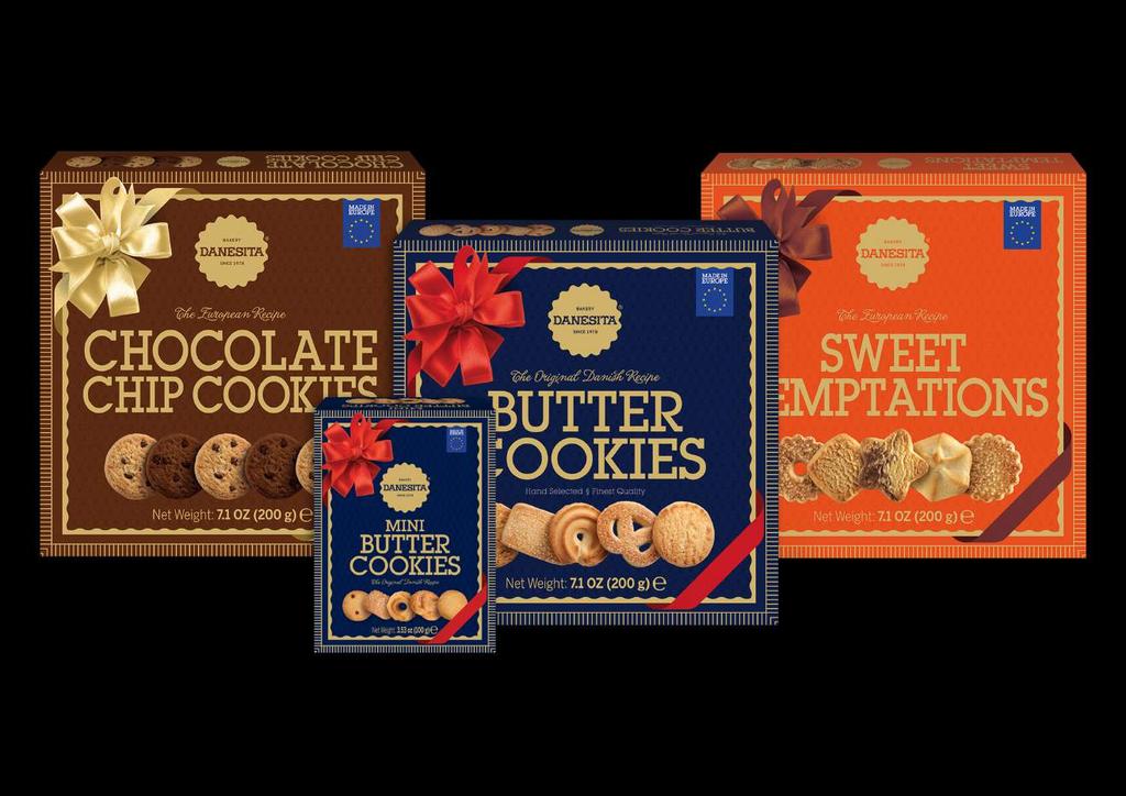 BUTTER COOKIES Gift Box Especially for cookie lovers! Each box with a tray of our cookies is a true piece of love.