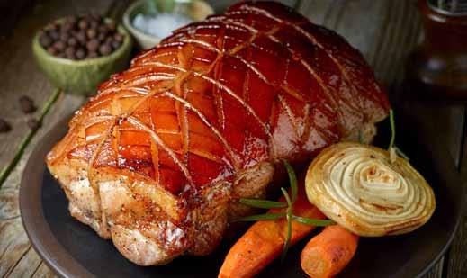 BRITISH FREE RANGE PORK Treat your guests this Christmas to a tasty mouth-watering joint of pork!