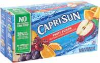 ..49 Final CapriSun Drinks 10 ct. (excludes organic, superv and 100 juice) /8 Pillsbury Cake Mix (15.5 oz.