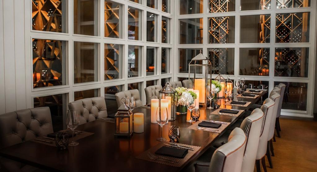 PRIVATE DINING Mesquite Room Wine Room VENUES CAPACITIES CONTACT LAW RESTAURANT WINE ROOM The Wine Room is one of our most popular private dining spaces, with views of our extensive wine cellar
