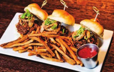 D I N I N G D E S T I N AT I O N Pairing ANGRY ORCHARD SLOPPY JOES: Angus beef, a hint of Angry Orchard cider, and fried shallots.