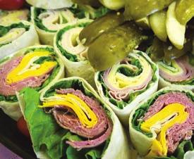 99 per person / 2 per person Wrap It UP Wrapped Sandwiches Flavoured Tortilla Wraps filled with Egg Salad, Grilled Chicken, Roast Beef,