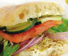 The Best of Both Worlds Ultimate Combo of assorted Meats, Salads and Vegetarian Fillings stacked in Ciabatta Bread, Whole Wheat and