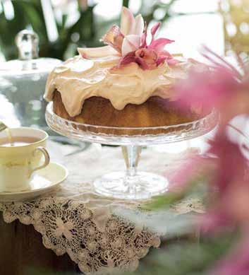 Joanna Lumley s Lemon Cake with Earl Grey Icing National treasure Joanna Lumley is partial to a slice of lemon cake with Earl Grey icing.