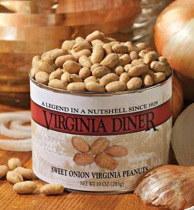 goodness of our gourmet Virginia Peanuts. 10 oz. can. 18115 $13.