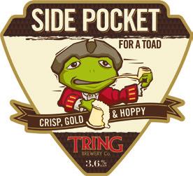5% ABV SIDE POCKET FO A TOAD Thanks to the two fermentations in the