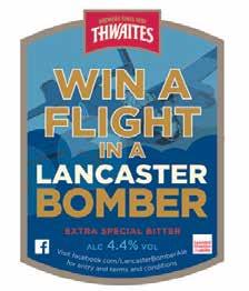 Bomber in the UK including Dinner & Overnight Stay How to enter: Each purchase of 2 x 9g of Thwaites Lancaster Bomber until 31st July = 1 entry in to