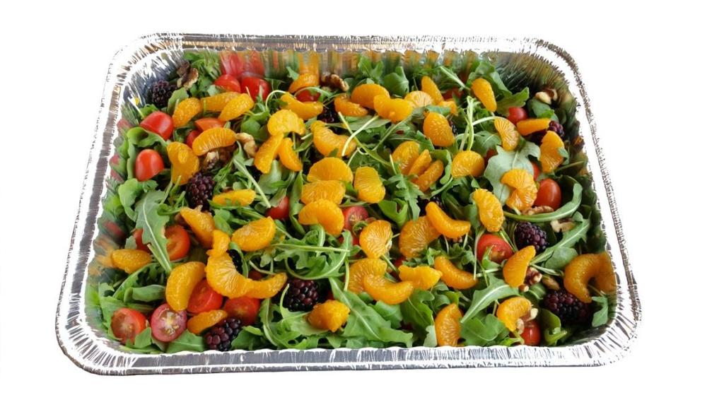 Salads (full tray serves 25-28, half tray 10-12) Arugula and