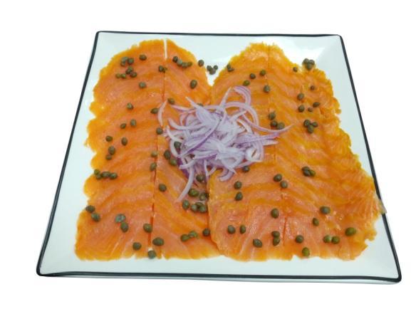 Smoked Salmon with Onions $50 1lb