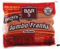 /$ Bar S Meat Franks (16 oz.