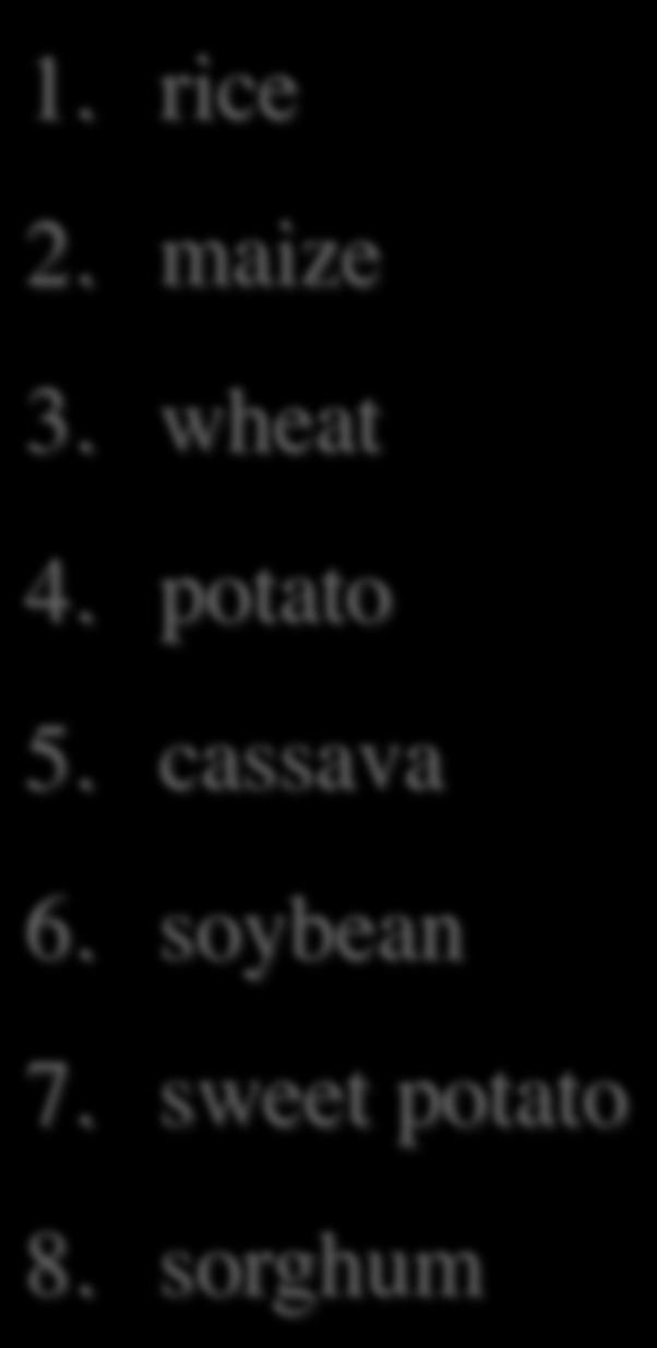sweet potato 8.