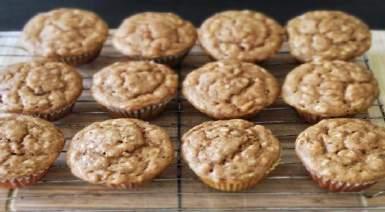 Banana and Peanut butter muffins Parsnip Soup Baked Mediterranean Fish Makes 12 Great start to the day 3-4 servings A great 200g whole-wheat flour 50g oat flakes 1 tsp cinnamon Large pinch of ground