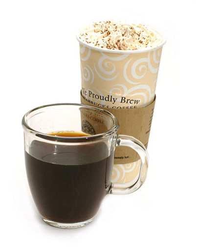 A latte calories: An 8- ounce cup of regular joe is 5 fat-free calories.