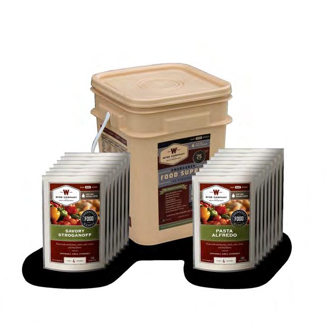 GOURMET EMERGENCY GRAB AND GO MEAL KITS Wise Company Grab and Go Food Kits are perfect for