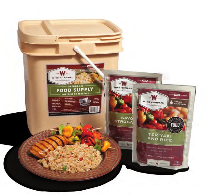 GOURMET LONGTERM FOOD SUPPLY STOCKING UP KITS At Wise Company, we provide a wide variety of