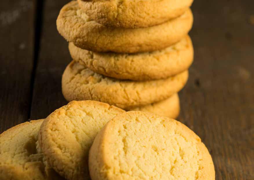 Sugar-free* Cookies with Yield 45 pieces Recipe flour butter 350 g 350 g 125 g Mix the ingredients for 2 minutes in low speed with a flat