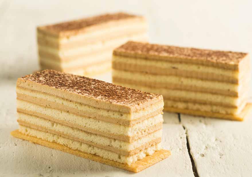 Sugar-free* Layer Coffee Cake with Yield 4 sheets 50 to 35 cm.