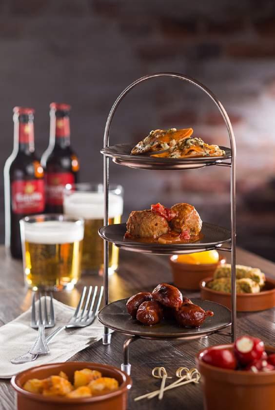 Presentation Stands Our mini sharing plate stand is perfect for serving tapas or small plates to the