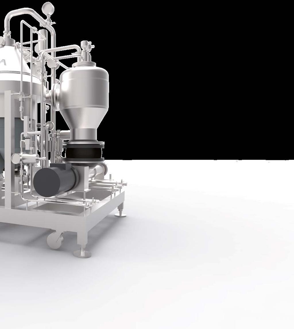 GEA PLUG & WIN 7 Green beer clarification Removal of yeast and coarse solids after fermentation to reduce losses in tank bottoms at maximum quality.