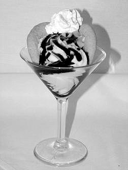 95 There s always room for... DESSERT Featuring Squish Brand Premium Ice Cream MARTINI SUNDAES Sunday Sundaes $3.25 Vanilla Ice Cream Served with chocolate sauce topped with whipped cream.