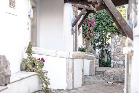 Aquapetra Resort & Spa, our secluded 18th century hamlet, set over sixty acres of scented gardens and olive