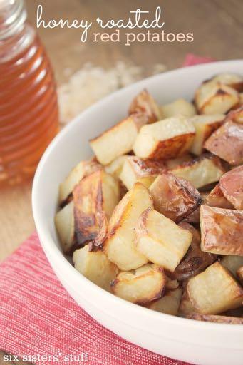 SMALLER FAMILY HEALTHY PLAN-HONEY ROASTED RED POTATOES S I D E D I S H Serves: 4 Prep Time: 10 Minutes Cook Time: 30 Minutes Calories: 201 Fat: 2.3 Carbohydrates: 43.1 Protein: 4.3 Fiber: 3.