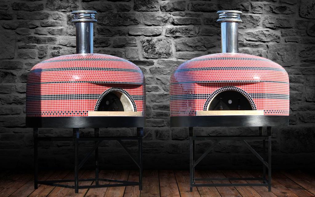 The Napoli Series is a family of fully assembled and tiled ovens designed in the traditional Naples style.