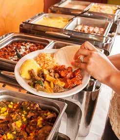 fruit, cheese, lettuce, sour cream and pico de gallo traditional buffet 20.99 per person 13.99 kids sub any item for steak* or fish tacos for 2.