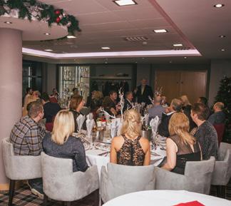 Our main suite has stunning views overlooking the Doncaster Rovers Football Pitch as well as the Lakeside, this provides a unique element to your festive