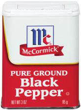 McCormick Black Pepper 9 6 Oz.