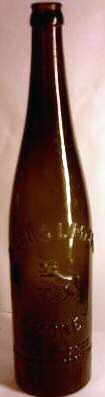 Sydney bottle. 34cm tall and 7.5cm across the base.