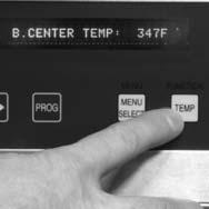If the temperature display is more or less than 5 F (3 C) from the temperature shown on the pyrometer, adjust the grill temperature.