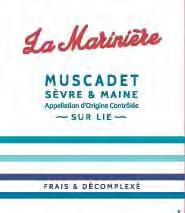 FRANCE Loire Valley La Mariniére Muscadet de Sèvre et Maine Sur Lie AOC 2017 A complex flavored wine with mineral and citrus notes. Fruity on the palate with a refreshing acidity to balance.