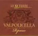 ITALY Veneto Le XI Terre Valpolicella Ripasso Classico 2015 This is a deep ruby red wine with aromas of cherries, plums and liquorice and hints of cinnamon and spices, and a warm velvety taste.