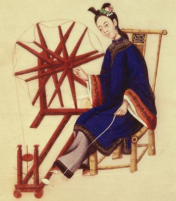 Workers used pedals to turn a wheel, which pulled a series of wooden planks that moved water uphill to the fields. The Han skill in ironwork also came to the farmers aid.