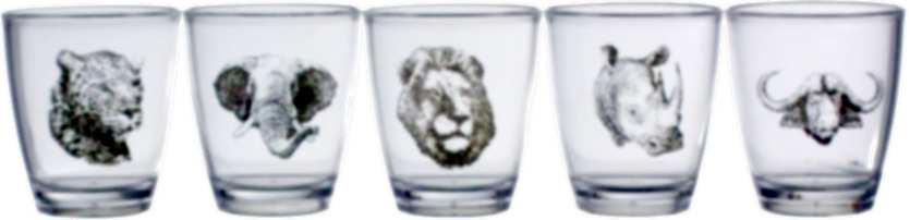 clear) Big Five Shooter Glass