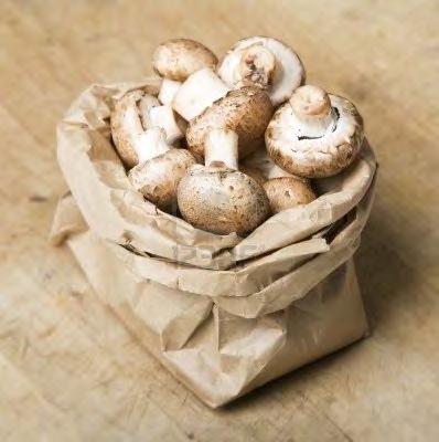 26. Keep mushrooms in a paper bag, not a plastic bag.
