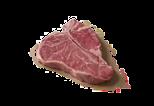 T-Bone The T-Bone is cut from the short loin and combines the Ribeye From the rib, creating a