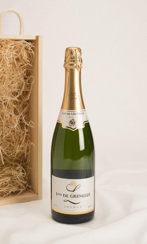 95 plus vat Champagne in Luxury Gift Box Champagne Bernard Remy Carte Blanche NV Brut in luxury hinged