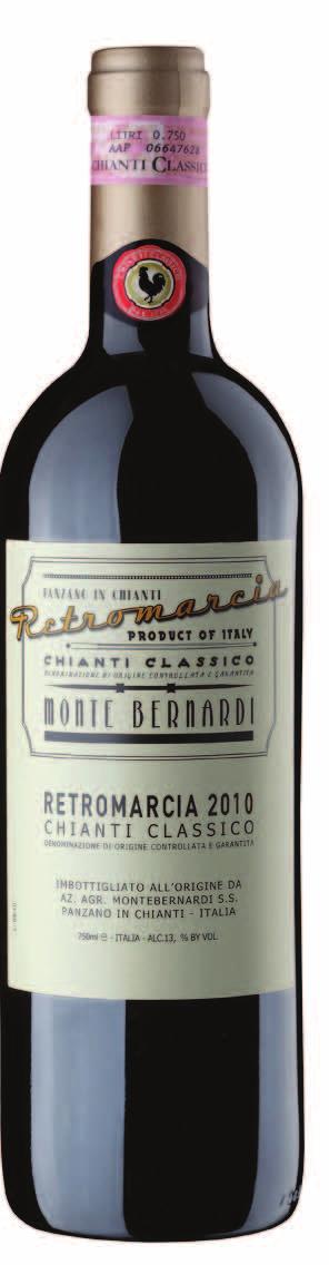 RETROMARCIA Chianti Classico DOCG Retromarcia is a Chianti Classico made from Sangiovese (100%) grapes.