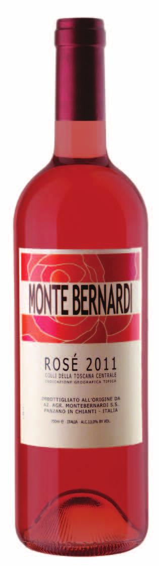 MONTE BERNARDI ROSÉ IGT This is a rosé of great elegance and simplicity.