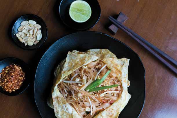 Honk s own stir fry noodles prawn - `800 chicken - `700 vegetable - `650 Pad thai noodles prawn - `800 chicken - `700 vegetable -