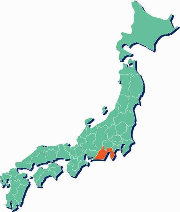 Shizuoka Prefecture TOKYO hour ; is located in the middle of Japan. ; is the standard model of Japan in terms of politics, economy and culture.
