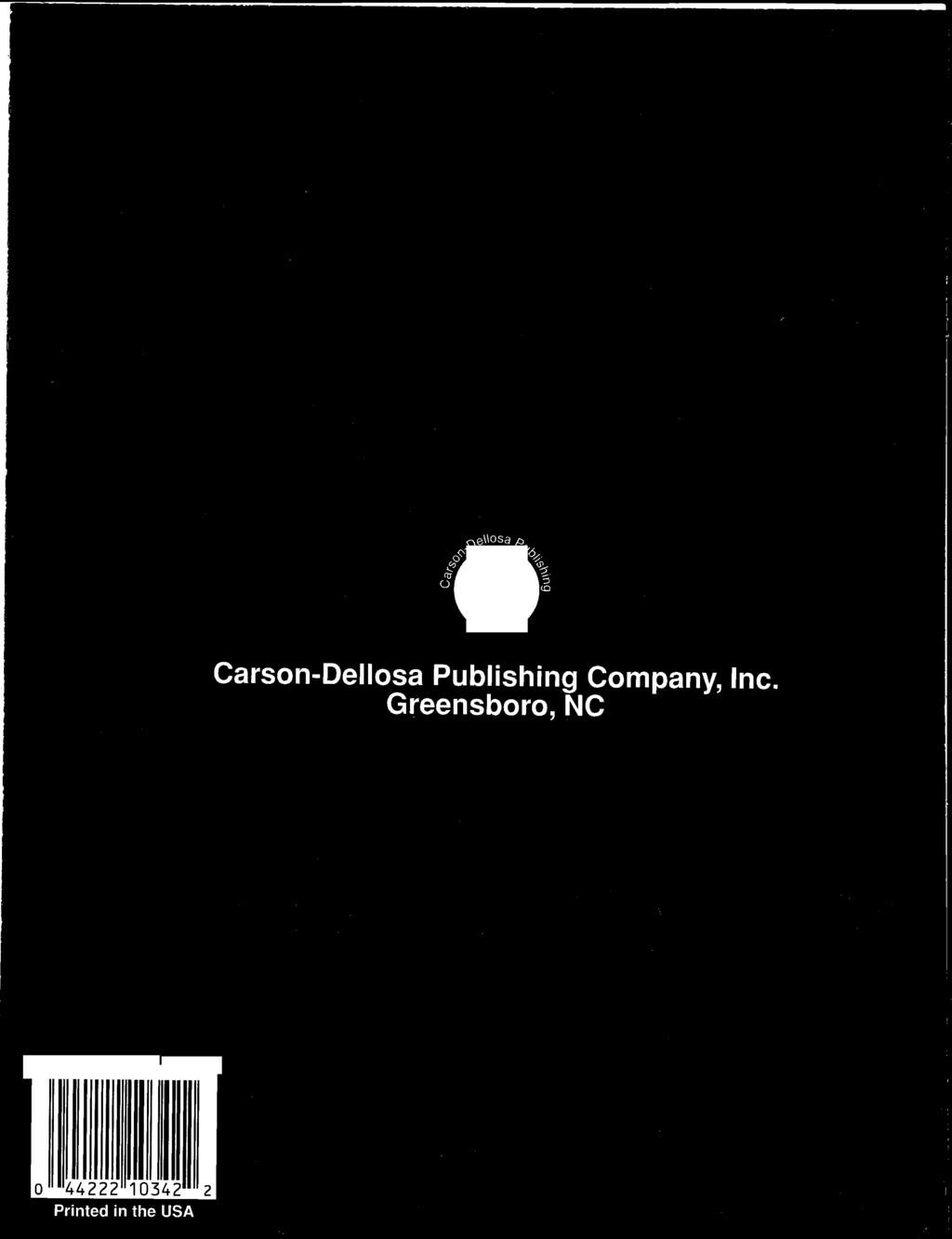 Carson-Dellosa Publishing Company,